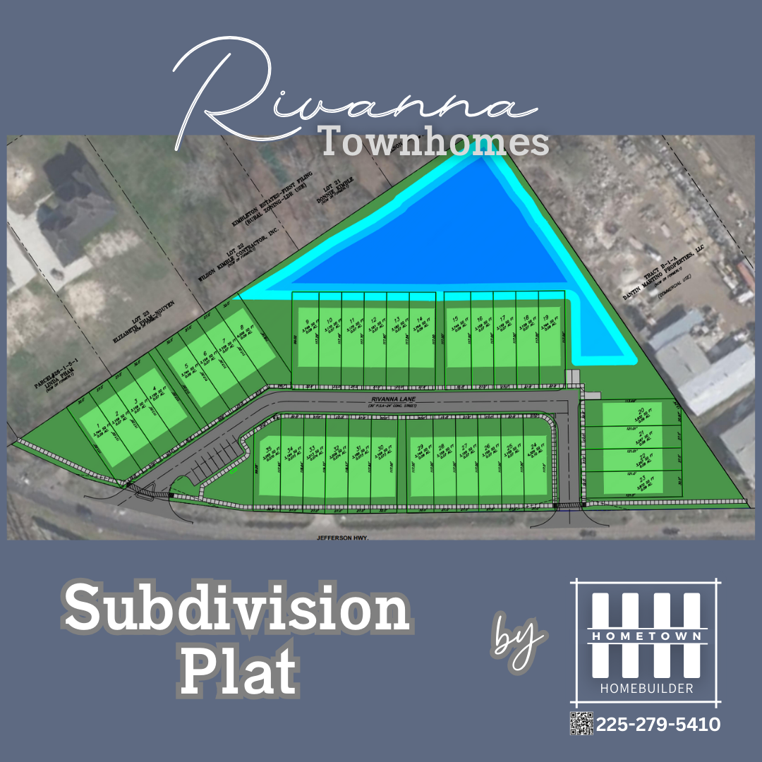 Rivanna Townhomes in Baton Rouge by Hometown HOMETOWN HOMEBUILDER